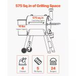 8-in-1 Pellet Grill Smoker with LCD Screen