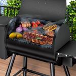 Electric Wood Pellet Grill & Smoker with Shelf