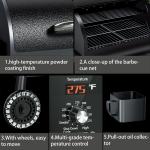 Electric Wood Pellet Grill & Smoker with Shelf