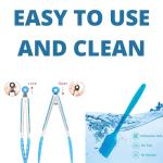 Silicone Basting Brush and Tongs BBQ Set