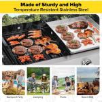 CIG Garden 2-Burner Propane Grill and Plancha Combo