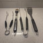 Stainless Steel 4 Piece Grill Tool Set