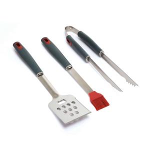 GrillPro 3-Piece BBQ Tool Set - Stainless Steel