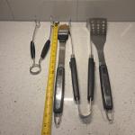 Stainless Steel 4 Piece Grill Tool Set