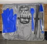 BBQ Tool Set with Silicone Glove and Tongs