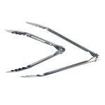 Set of Metal Barbecue Grilling Tongs