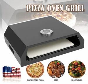 Portable Outdoor Pizza Oven Grill with Temp Gauge