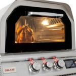 Blaze 26-Inch Gas Outdoor Pizza Oven with Rotisserie