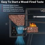 PARGRILL Wood Pellet Grill & Smoker with Auto Temp
