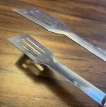 Stainless Steel BBQ Tool Set with Spatula and Tongs