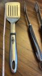 Stainless Steel BBQ Tool Set with Spatula and Tongs