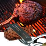 2-in-1 Grill Tongs and Spatula Set