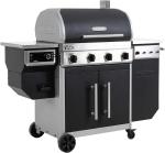 Gas Grill and Wood Pellet Smoker Combo