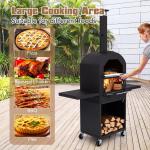 Wood Fired Pizza Oven with Firewood Storage