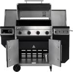 Gas Grill and Wood Pellet Smoker Combo