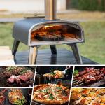 12" Outdoor Wood-Fired Pizza Oven for Grilling