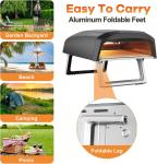 Geek Chef 12" Portable Gas Pizza Oven