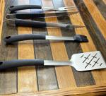 4-Piece Stainless Steel BBQ Grill Tool Set