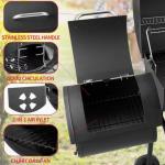 Pellet Grill Smoker with Charcoal Offset Feature