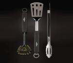 3-Piece Stainless Steel BBQ Tool Set
