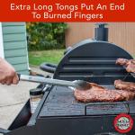 20-Inch Heavy-Duty Grill Tongs for Barbecue