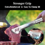 19-Piece Stainless Steel BBQ Utensil Tool Set