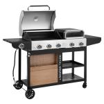 Royal Gourmet Gas Grill and Pizza Oven Combo