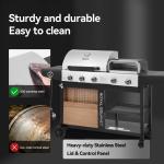 Royal Gourmet Gas Grill and Pizza Oven Combo