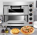 Countertop Double Deck Pizza Oven for Home