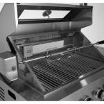 72,000 BTU 4-Burner Gas Grill with Pizza Oven
