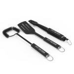 3-Piece BBQ Tool Set: Spatula, Tongs, Brush