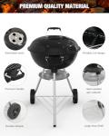 Portable 18-Inch Charcoal Grill for Outdoor Fun