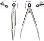 Stainless Steel BBQ Tongs Set - 14" & 16