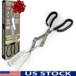 3-in-1 Light Barbecue Tool: Tongs, Spatula, Scraper