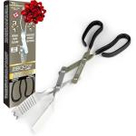 3-in-1 Light Barbecue Tool: Tongs, Spatula, Scraper