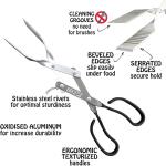 3-in-1 Light Barbecue Tool: Tongs, Spatula, Scraper