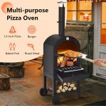 Costway Outdoor Wood Fire Pizza Oven Grill
