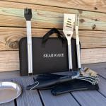 Stainless Steel BBQ Grill Tool Set with Glove