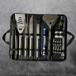 Stainless Steel BBQ Grill Tool Set with Glove