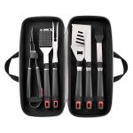 Ultimate Grilling Accessories Set: Spatula, Tongs, Knife