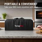 Heavy-Duty Grilling Accessory Set: Spatula, Tongs, Brush, Fork