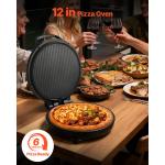 Uimoso 12-Inch Electric Pizza Oven for Grilling