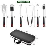 Ultimate Grilling Accessories Set: Spatula, Tongs, Knife