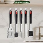 Ultimate Grilling Accessories Set: Spatula, Tongs, Knife