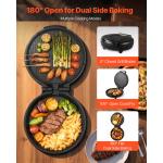 Uimoso 12-Inch Electric Pizza Oven for Grilling