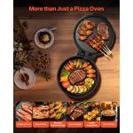 Uimoso 12-Inch Electric Pizza Oven for Grilling