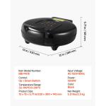 Uimoso 12-Inch Electric Pizza Oven for Grilling