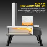 12-Inch Outdoor Wood-Fired Pizza Oven