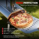 Pargrill 12" Portable Stainless Steel Pizza Oven