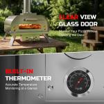 Pargrill 12" Portable Stainless Steel Pizza Oven